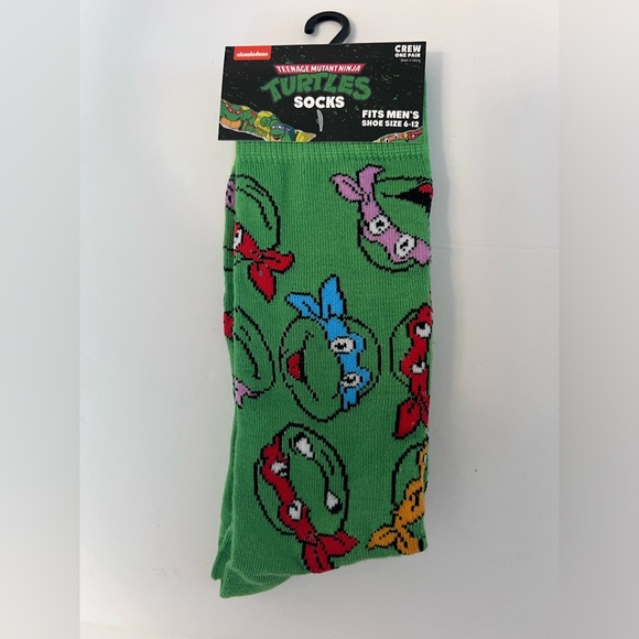 NWT Mens Crazy Socks, Teenage Mutant Ninja Turtles - Picture 2 of 5